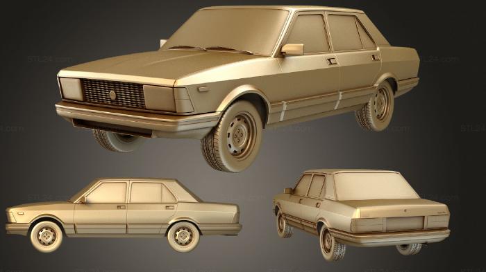 Автомобили и транспорт (Fiat Argenta 1981, CARS_1445) 3D модель для ЧПУ станка